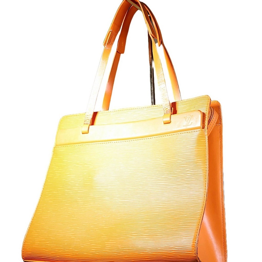 LOUIS VUITTON Epi Croisette PM Mandarin Handbag Purse